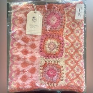 French Knot Snood - fine wool - one size- made in Nepal